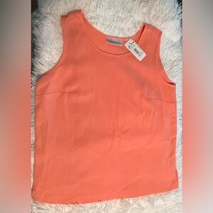 New Draper’s & Damon’s peach colored dressy sleeveless top.